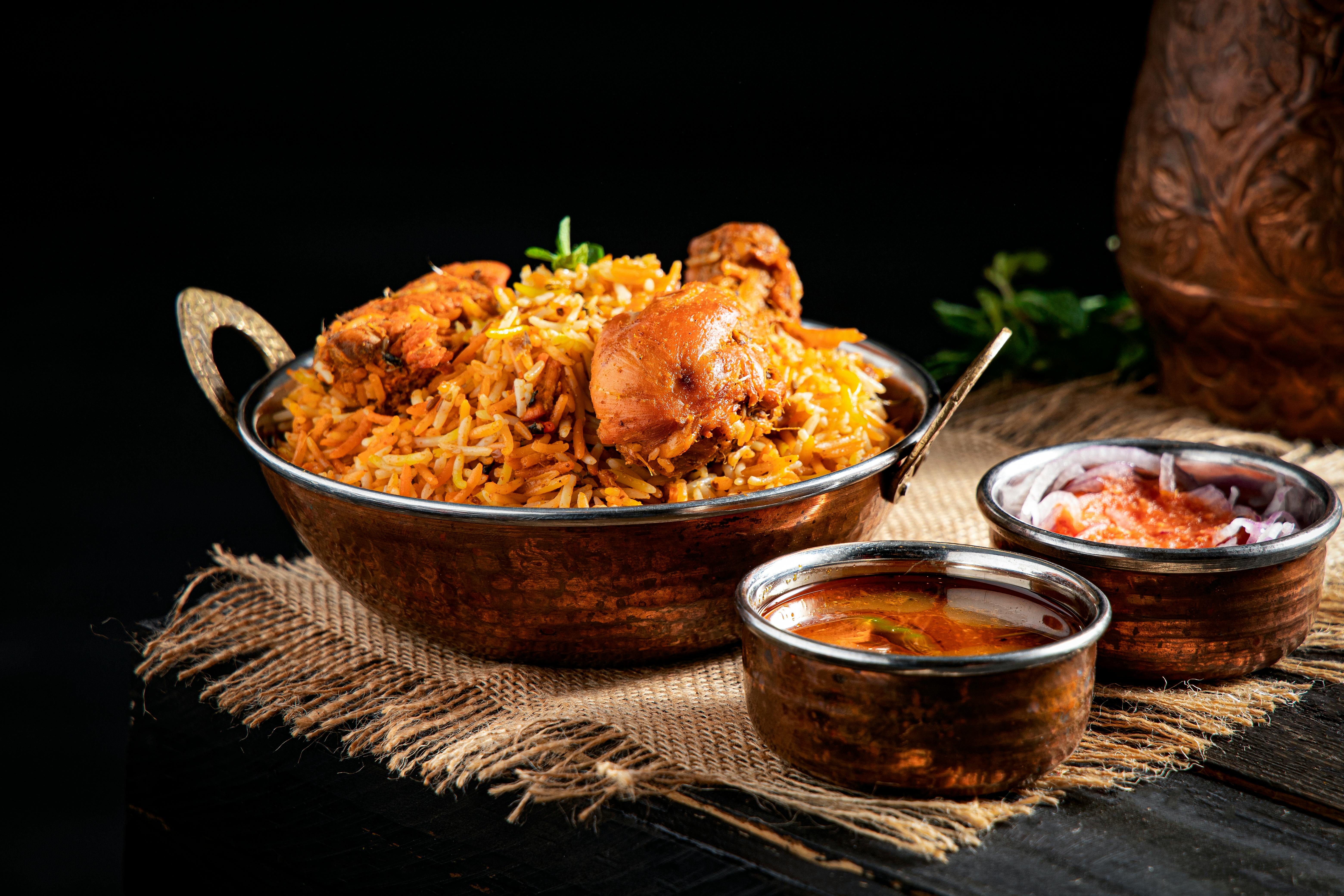 Delicious biryani